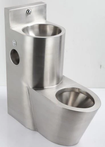 Stainless Steel Vandal-proof Combination Floor Standing Toilet Stainless Steel Vandal-proof Combination Floor Standing Toilet